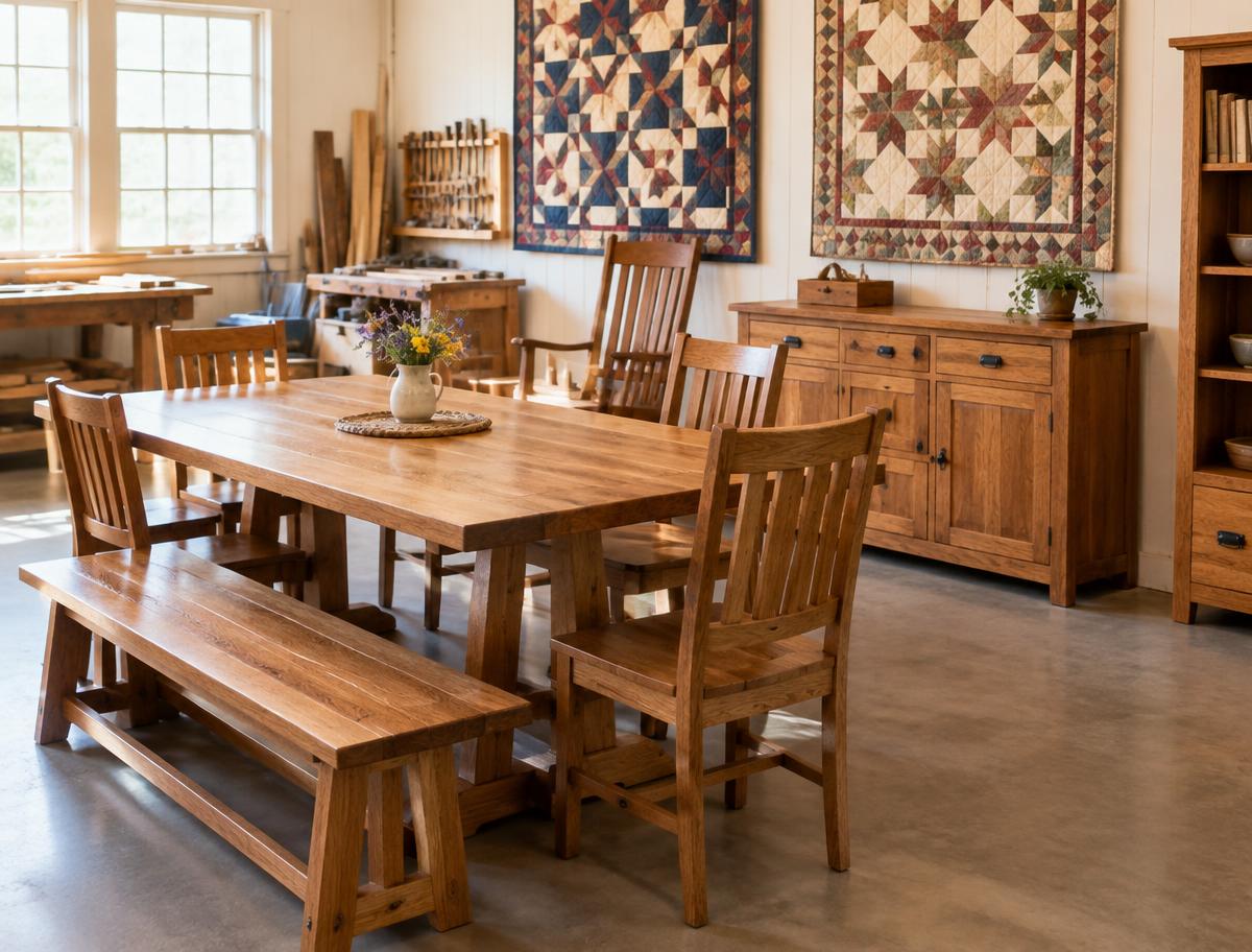 Handmade oak furniture
